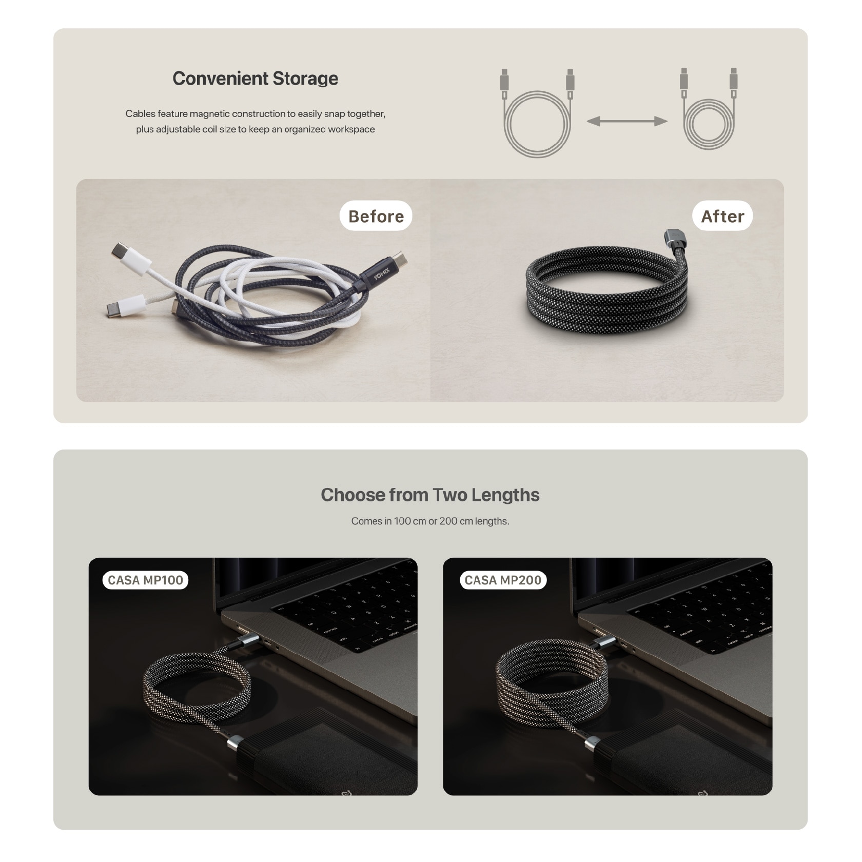 ADAM elements CASA MP100  USB-C to USB-C 240W Cable